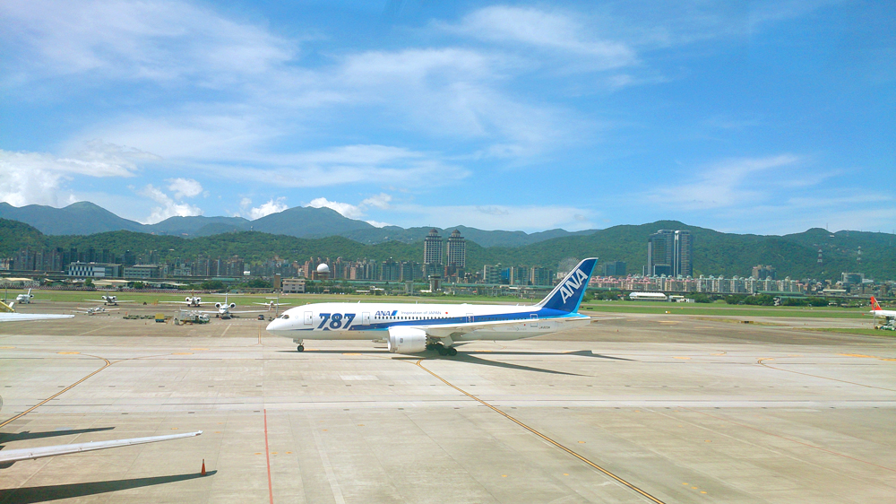 台北松山機場 景觀台